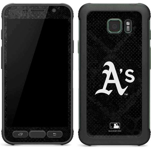 MLB Oakland Athletics Dark Wash Galaxy S7 Active Skin