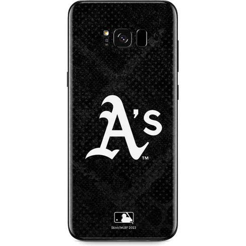 MLB Oakland Athletics Dark Wash Galaxy S8 Skin