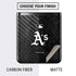 MLB Oakland Athletics Dark Wash Galaxy Z Flip Skin