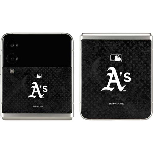 MLB Oakland Athletics Dark Wash Galaxy Z Flip3 5G Skin