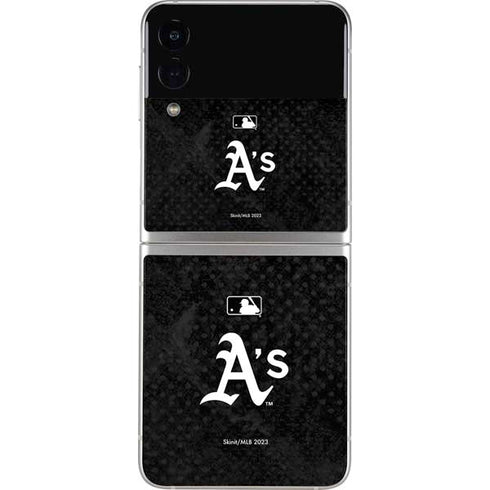 MLB Oakland Athletics Dark Wash Galaxy Z Flip3 5G Skin