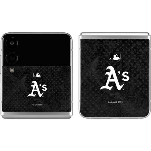 MLB Oakland Athletics Dark Wash Galaxy Z Flip4 5G Skin