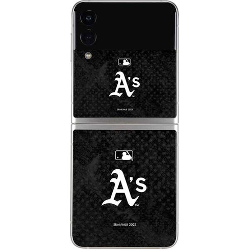 MLB Oakland Athletics Dark Wash Galaxy Z Flip4 5G Skin