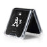 MLB Oakland Athletics Dark Wash Galaxy Z Flip5 5G Clear Case