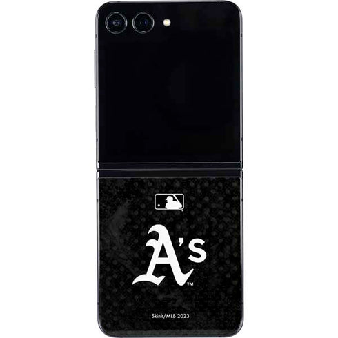 MLB Oakland Athletics Dark Wash Galaxy Z Flip5 5G Skin