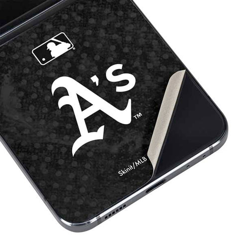 MLB Oakland Athletics Dark Wash Galaxy Z Flip5 5G Skin