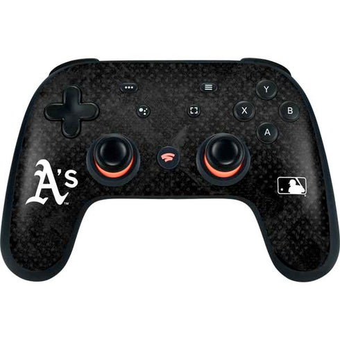 MLB Oakland Athletics Dark Wash Google Stadia Controller Skin