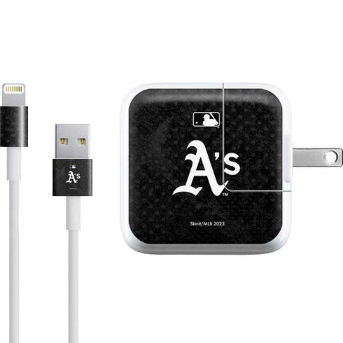 MLB Oakland Athletics Dark Wash iPad Charger (10W USB) Skin