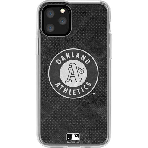 MLB Oakland Athletics Dark Wash iPhone 11 Pro Clear Case