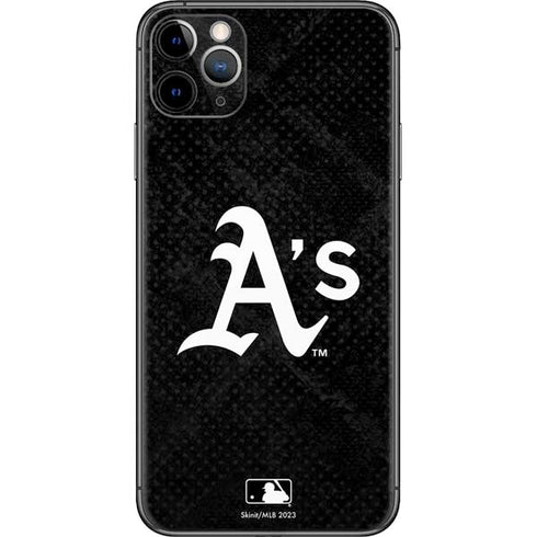 MLB Oakland Athletics Dark Wash iPhone 11 Pro Max Skin