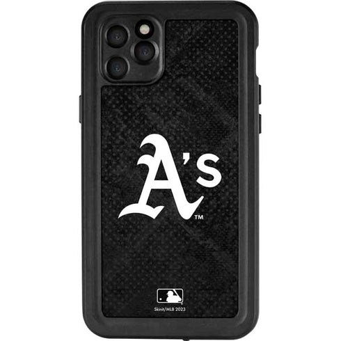MLB Oakland Athletics Dark Wash iPhone 11 Pro Max Waterproof Case
