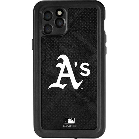 MLB Oakland Athletics Dark Wash iPhone 11 Pro Waterproof Case