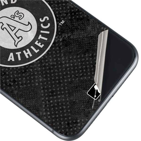 MLB Oakland Athletics Dark Wash iPhone 11 Skin