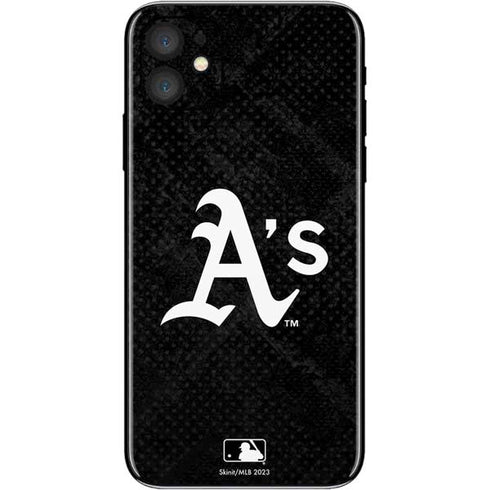 MLB Oakland Athletics Dark Wash iPhone 11 Skin