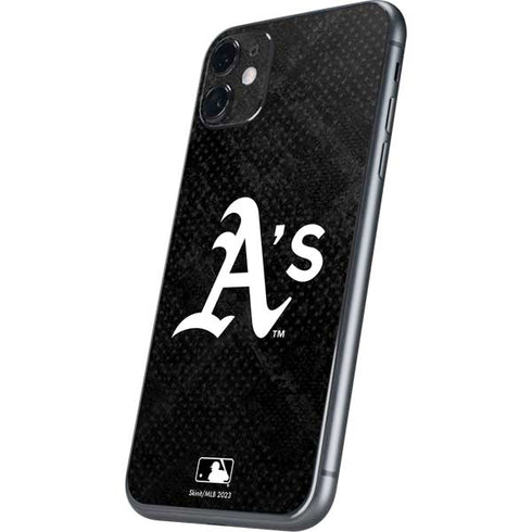 MLB Oakland Athletics Dark Wash iPhone 11 Skin
