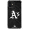 MLB Oakland Athletics Dark Wash iPhone 12 Mini Clear Case