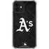 MLB Oakland Athletics Dark Wash iPhone 12 Mini Clear Case