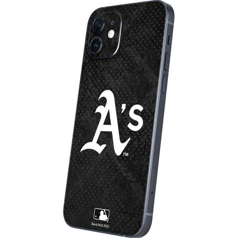 MLB Oakland Athletics Dark Wash iPhone 12 Mini Skin