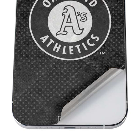 MLB Oakland Athletics Dark Wash iPhone 12 Pro Skin