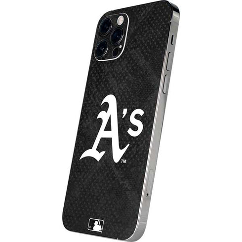 MLB Oakland Athletics Dark Wash iPhone 12 Pro Skin