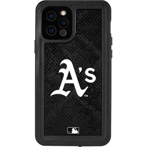 MLB Oakland Athletics Dark Wash iPhone 12 Pro Waterproof Case