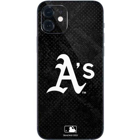 MLB Oakland Athletics Dark Wash iPhone 12 Skin