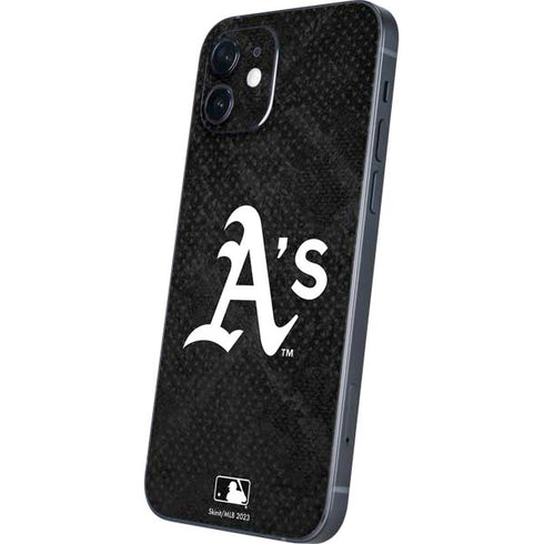 MLB Oakland Athletics Dark Wash iPhone 12 Skin