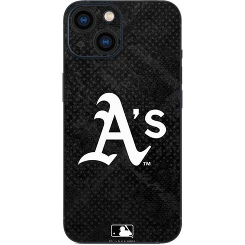 MLB Oakland Athletics Dark Wash iPhone 13 Mini Skin