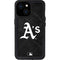 MLB Oakland Athletics Dark Wash iPhone 13 Mini Waterproof Case