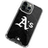 MLB Oakland Athletics Dark Wash iPhone 13 Pro Clear Case