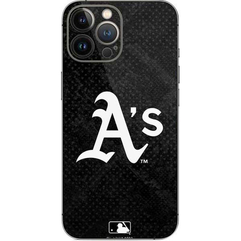 MLB Oakland Athletics Dark Wash iPhone 13 Pro Max Skin