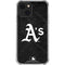MLB Oakland Athletics Dark Wash iPhone 14 Clear Case