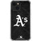 MLB Oakland Athletics Dark Wash iPhone 15 Plus Clear Case