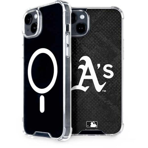 MLB Oakland Athletics Dark Wash iPhone 15 Plus MagSafe Case