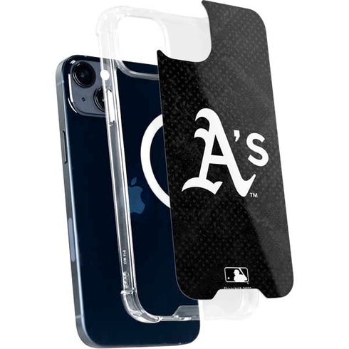 MLB Oakland Athletics Dark Wash iPhone 15 Plus MagSafe Case