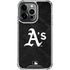 MLB Oakland Athletics Dark Wash iPhone 14 Pro Clear Case