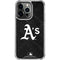MLB Oakland Athletics Dark Wash iPhone 15 Pro Clear Case