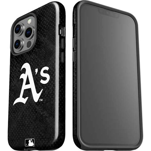 MLB Oakland Athletics Dark Wash iPhone 15 Pro Impact Case