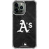MLB Oakland Athletics Dark Wash iPhone 14 Pro Max Clear Case