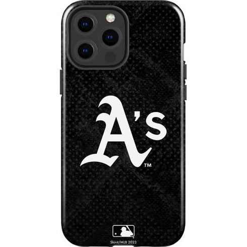 MLB Oakland Athletics Dark Wash iPhone 15 Pro Max Impact Case