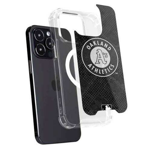 MLB Oakland Athletics Dark Wash iPhone 15 Pro Max MagSafe Case
