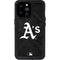MLB Oakland Athletics Dark Wash iPhone 14 Pro Max Waterproof Case
