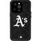 MLB Oakland Athletics Dark Wash iPhone 14 Pro Waterproof Case