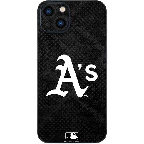 MLB Oakland Athletics Dark Wash iPhone 14 Skin