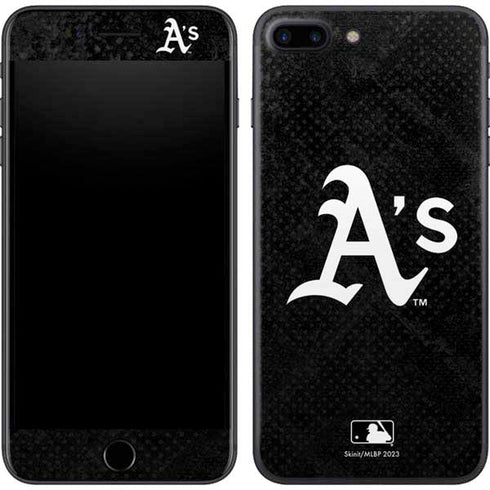 MLB Oakland Athletics Dark Wash iPhone 8 Plus Skin