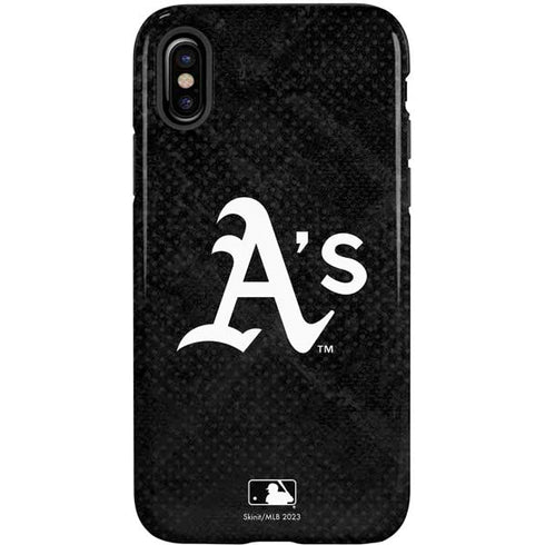 MLB Oakland Athletics Dark Wash iPhone X Pro Case