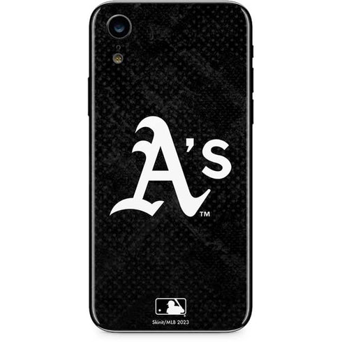 MLB Oakland Athletics Dark Wash iPhone XR Skin