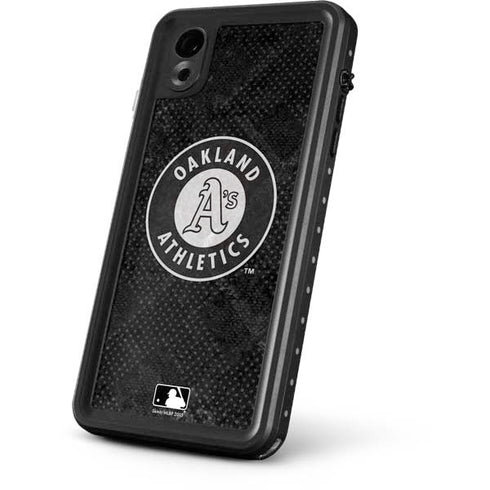 MLB Oakland Athletics Dark Wash iPhone XR Waterproof Case