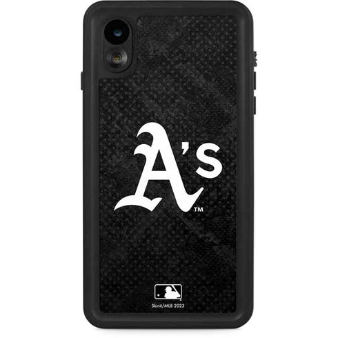 MLB Oakland Athletics Dark Wash iPhone XR Waterproof Case