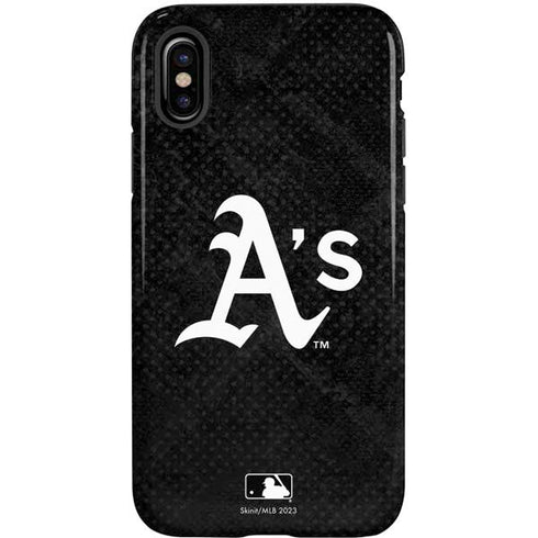 MLB Oakland Athletics Dark Wash iPhone XS Pro Case